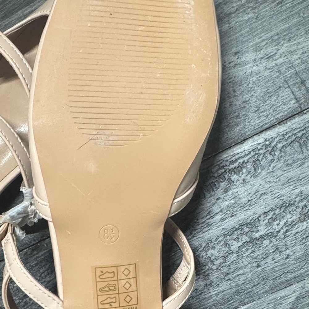 Journee Collection Women's Tan Flats with Straps - Picture 3 of 4